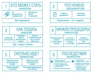 Как проходит процедура банкротства физического лица.