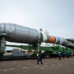 Корабль «Союз 2.1б», отправивший на орбиту 34 спутника OneWeb 21 марта 2020 года.